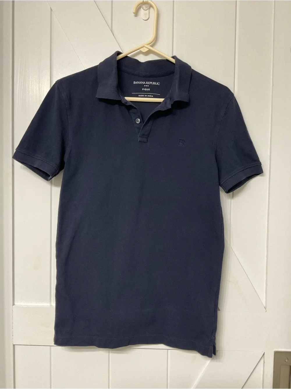 Banana Republic Polo Men's Navy Short Sleeve Smart Casual Minimalist US Open 🎾